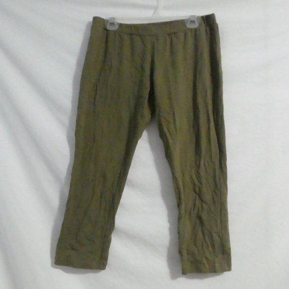 AQUA ROSE | small | Casual Olive Green Leggings - Picture 1 of 16